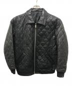 PLAY BOYプレイボーイ）の古着「レザージャケット」｜ブラック