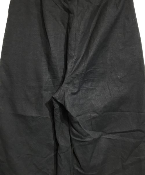 DRIES VAN NOTEN（ドリスヴァンノッテン）DRIES VAN NOTEN (ドリスヴァンノッテン) バギースラックス ブラック サイズ:34の古着・服飾アイテム