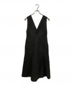 CELFORDセルフォード）の古着「キルティング ジャンパードレス」｜ブラック