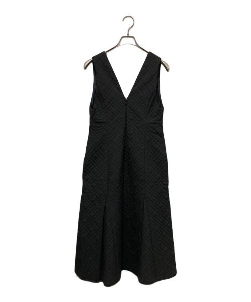 CELFORD（セルフォード）CELFORD (セルフォード) キルティング ジャンパードレス ブラック サイズ:38の古着・服飾アイテム