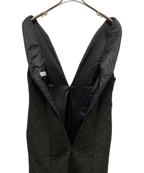CELFORD（セルフォード）CELFORD (セルフォード) キルティング ジャンパードレス ブラック サイズ:38の古着・服飾アイテム