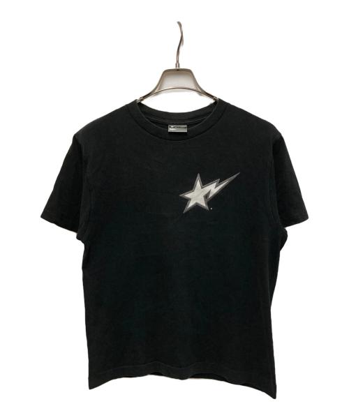 A BATHING APE（アベイシングエイプ）A BATHING APE (ア ベイシング エイプ) プリントTシャツ ブラック サイズ:Mの古着・服飾アイテム
