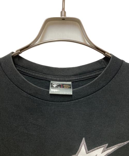 A BATHING APE（アベイシングエイプ）A BATHING APE (ア ベイシング エイプ) プリントTシャツ ブラック サイズ:Mの古着・服飾アイテム