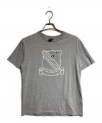 NUMBER (N)INEナンバーナイン）の古着「穴あきエンブレムTEE」｜グレー