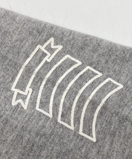 NUMBER (N)INE（ナンバーナイン）NUMBER (N)INE (ナンバーナイン) 穴あきエンブレムTEE グレー サイズ:3の古着・服飾アイテム