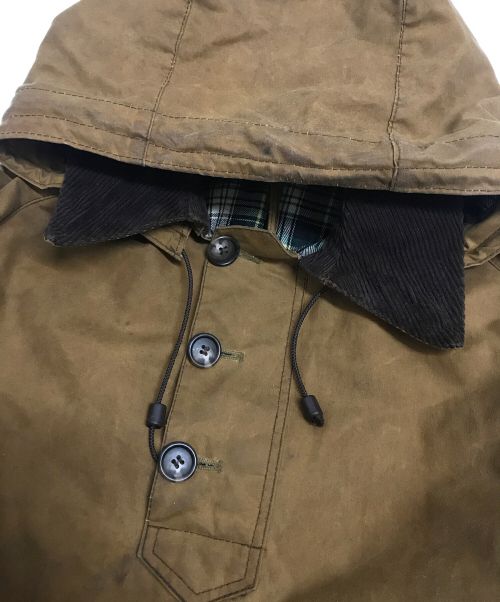 Barbour（バブアー）Barbour (バブアー) 90’SLONGSHOREMAN プルオーバーオイルドコート ブラウン サイズ:MEDIUMの古着・服飾アイテム