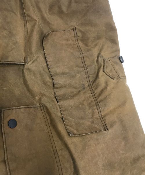 Barbour（バブアー）Barbour (バブアー) 90’SLONGSHOREMAN プルオーバーオイルドコート ブラウン サイズ:MEDIUMの古着・服飾アイテム