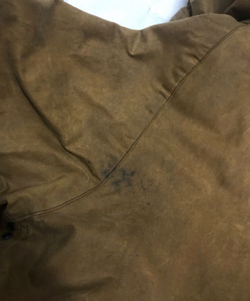Barbour（バブアー）Barbour (バブアー) 90’SLONGSHOREMAN プルオーバーオイルドコート ブラウン サイズ:MEDIUMの古着・服飾アイテム