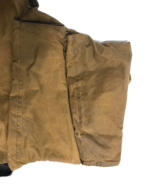 Barbour（バブアー）Barbour (バブアー) 90’SLONGSHOREMAN プルオーバーオイルドコート ブラウン サイズ:MEDIUMの古着・服飾アイテム