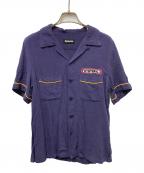 Hysteric Glamourヒステリックグラマー）の古着「オープンカラーシャツ」｜パープル