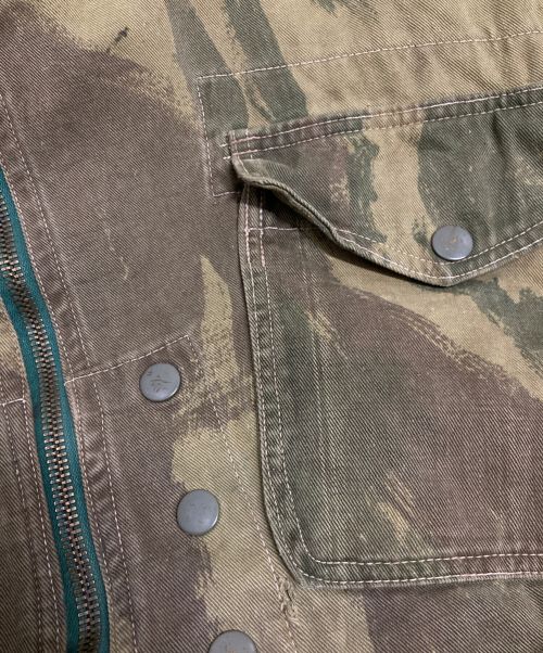 British Army（イギリス軍）British Army (ブリティッシュ アーミー) 60’SDenison smock ブラッシュストロークカモジャケット オリーブ サイズ:2の古着・服飾アイテム