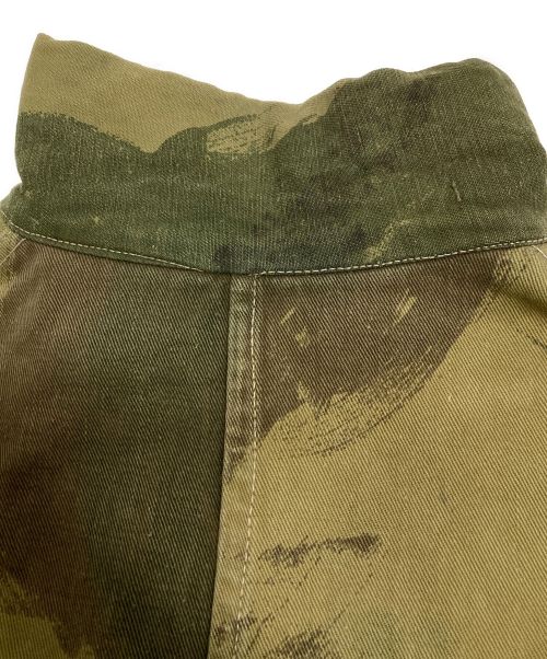 British Army（イギリス軍）British Army (ブリティッシュ アーミー) 60’SDenison smock ブラッシュストロークカモジャケット オリーブ サイズ:2の古着・服飾アイテム