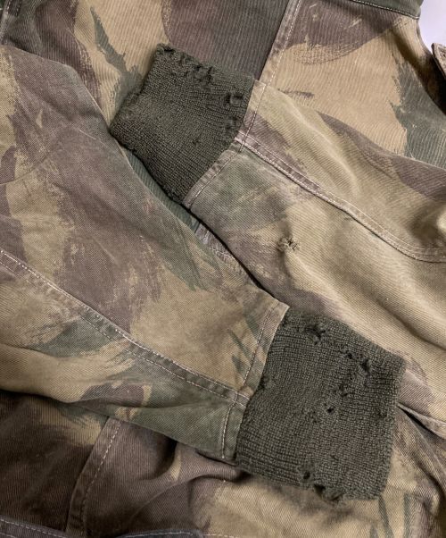 British Army（イギリス軍）British Army (ブリティッシュ アーミー) 60’SDenison smock ブラッシュストロークカモジャケット オリーブ サイズ:2の古着・服飾アイテム