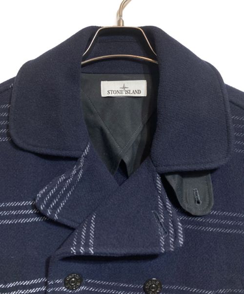 STONE ISLAND（ストーンアイランド）STONE ISLAND (ストーンアイランド) RIGHE REFLECTIVE P COAT ネイビー サイズ:Mの古着・服飾アイテム