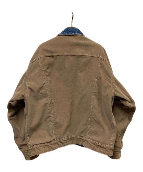 LEVI'S（リーバイス）LEVI'S (リーバイス) リバーシブルトラッカージャケット ベージュ×インディゴ サイズ:LARGEの古着・服飾アイテム