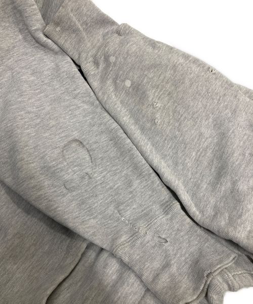 Champion REVERSE WEAVE（チャンピオン リバース ウィーブ）Champion REVERSE WEAVE (チャンピオン リバース ウィーブ) 80’Sラバープリントリバースウィーブスウェットパーカー グレー サイズ:SMALLの古着・服飾アイテム