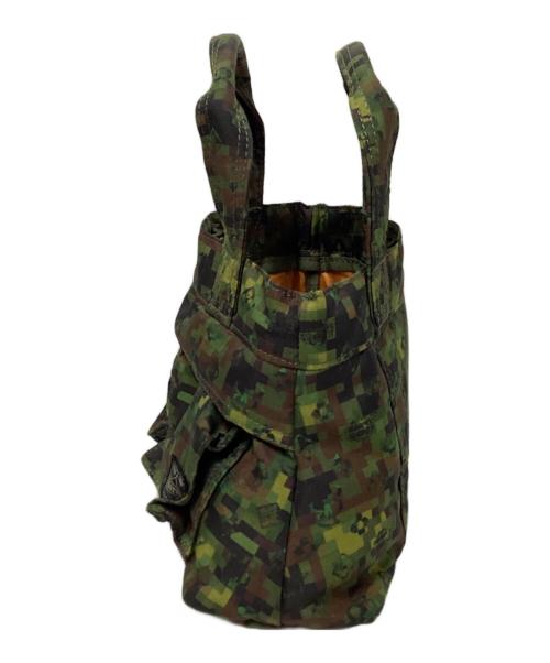 PORTER（ポーター）PORTER (ポーター) BEAMS BOY (ビームスボーイ) デジカモスモールハンドバッグ オリーブの古着・服飾アイテム