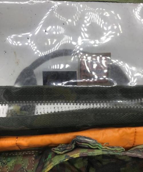 PORTER（ポーター）PORTER (ポーター) BEAMS BOY (ビームスボーイ) デジカモスモールハンドバッグ オリーブの古着・服飾アイテム