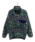 Patagoniaパタゴニア）の古着「ネイティブ柄シンチラスナップT」｜グレー