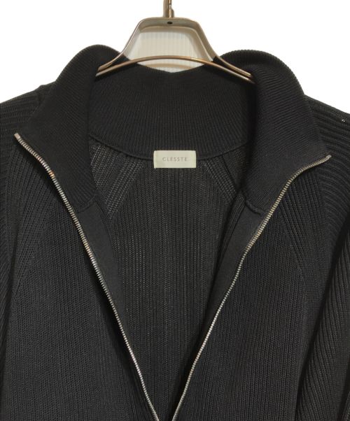 CLESSTE（クレスト）CLESSTE (クレスト) OVERSIZED DRIVERS KNIT ブラック サイズ:Fの古着・服飾アイテム