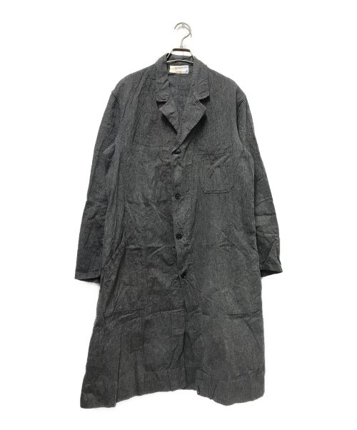 USED（ユーズド）USED (ユーズド) ブラックシャンブレーコート ブラック サイズ:不明の古着・服飾アイテム