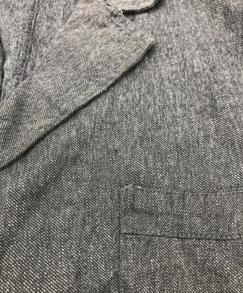 USED（ユーズド）USED (ユーズド) ブラックシャンブレーコート ブラック サイズ:不明の古着・服飾アイテム