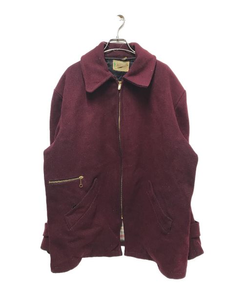 niagara（ナイアガラ）niagara (ナイアガラ) 50`sウールスポーツジャケット バーガンディー サイズ:不明の古着・服飾アイテム