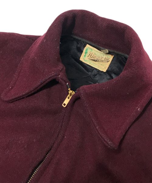 niagara（ナイアガラ）niagara (ナイアガラ) 50`sウールスポーツジャケット バーガンディー サイズ:不明の古着・服飾アイテム