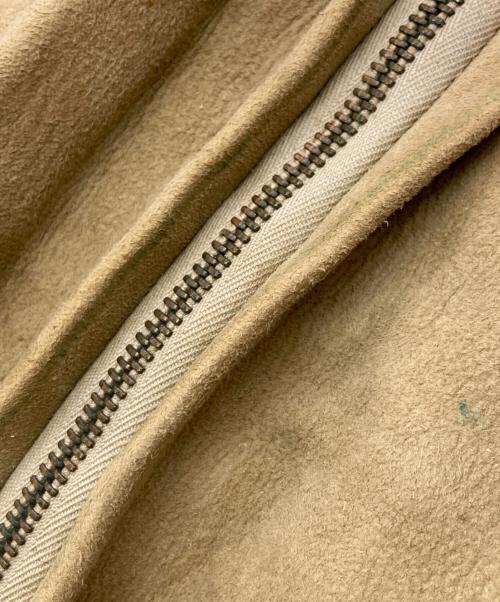 PENNEY'S SPORTS（ペニーズ スポーツ）PENNEY'S SPORTS (ペニーズ スポーツ) 50-60’Sニット切替レザージャケット ブラウン サイズ:38の古着・服飾アイテム