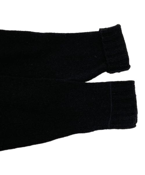 VERSACE JEANS COUTURE（ヴェルサーチ ジーンズクチュール）VERSACE JEANS COUTURE (ヴェルサーチ ジーンズクチュール) ハーフジップニット ブラック サイズ:XLの古着・服飾アイテム