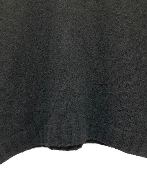 VERSACE JEANS COUTURE（ヴェルサーチ ジーンズクチュール）VERSACE JEANS COUTURE (ヴェルサーチ ジーンズクチュール) ハーフジップニット ブラック サイズ:XLの古着・服飾アイテム