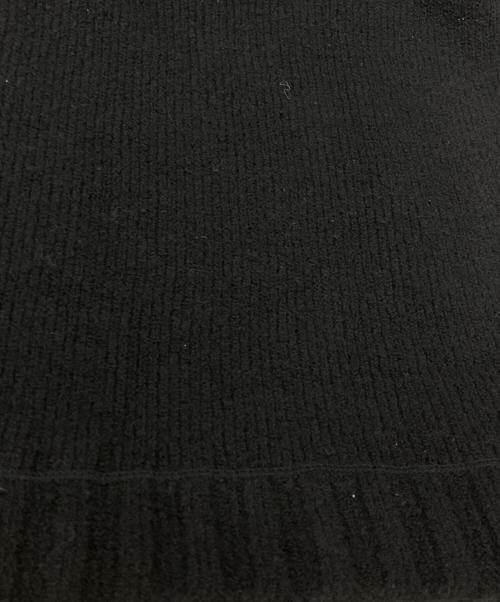 VERSACE JEANS COUTURE（ヴェルサーチ ジーンズクチュール）VERSACE JEANS COUTURE (ヴェルサーチ ジーンズクチュール) ハーフジップニット ブラック サイズ:XLの古着・服飾アイテム