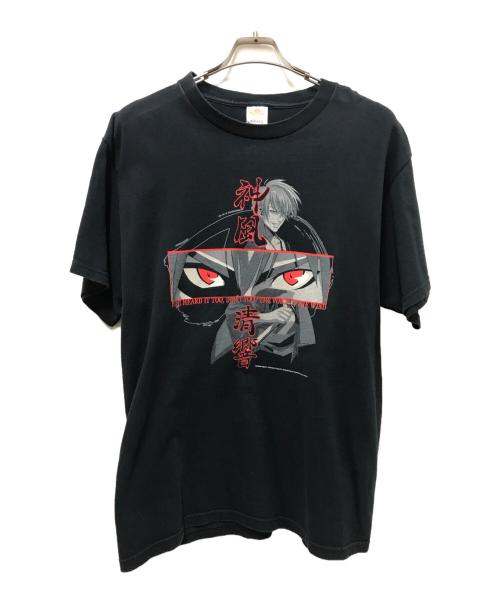 FRUIT OF THE LOOM（フルーツオブザルーム）FRUIT OF THE LOOM (フルーツオブザルーム) SAMURAI DEEPER KYO TEE ブラック サイズ:Lの古着・服飾アイテム