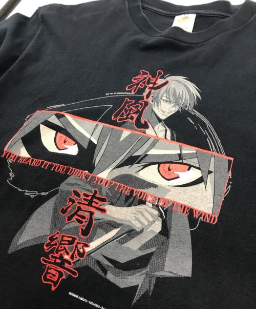 FRUIT OF THE LOOM（フルーツオブザルーム）FRUIT OF THE LOOM (フルーツオブザルーム) SAMURAI DEEPER KYO TEE ブラック サイズ:Lの古着・服飾アイテム
