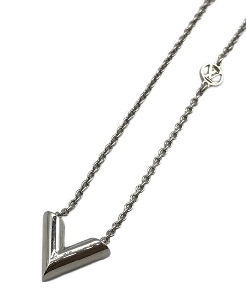 LOUIS VUITTON（ルイ ヴィトン）LOUIS VUITTON (ルイ ヴィトン) エッセンシャルVネックレス シルバーの古着・服飾アイテム
