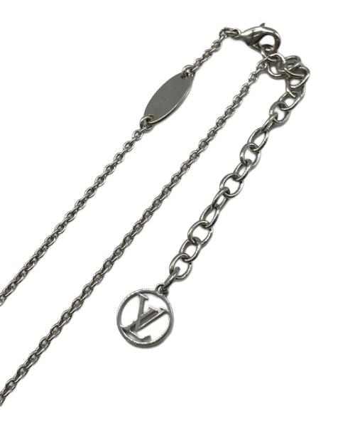 LOUIS VUITTON（ルイ ヴィトン）LOUIS VUITTON (ルイ ヴィトン) エッセンシャルVネックレス シルバーの古着・服飾アイテム