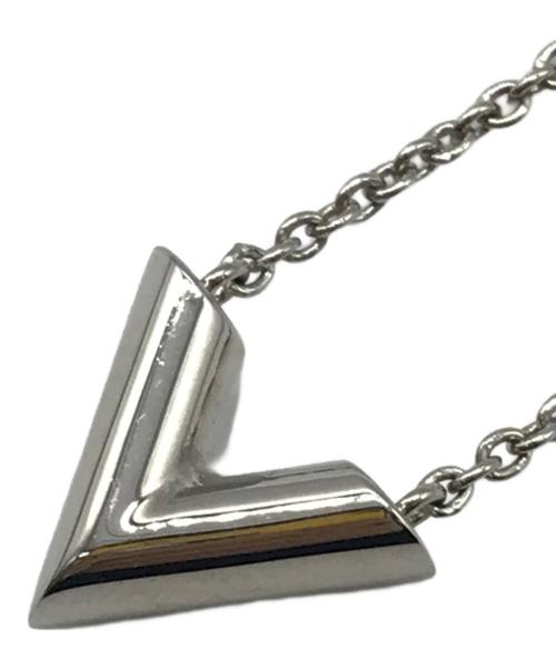 LOUIS VUITTON（ルイ ヴィトン）LOUIS VUITTON (ルイ ヴィトン) エッセンシャルVネックレス シルバーの古着・服飾アイテム