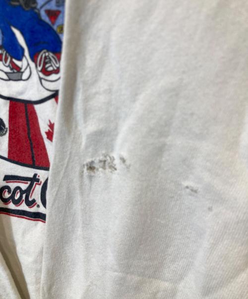 DISNEY（ディズニー）DISNEY (ディズニー) Mickeyヴィンテージスウェット ホワイト×ブラック サイズ:Lの古着・服飾アイテム