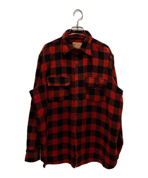 UTICA（ウティカ）UTICA (ウティカ) 40-50`Sバッファローチェックシャツ レッド サイズ:不明の古着・服飾アイテム