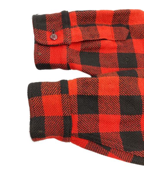 UTICA（ウティカ）UTICA (ウティカ) 40-50`Sバッファローチェックシャツ レッド サイズ:不明の古着・服飾アイテム