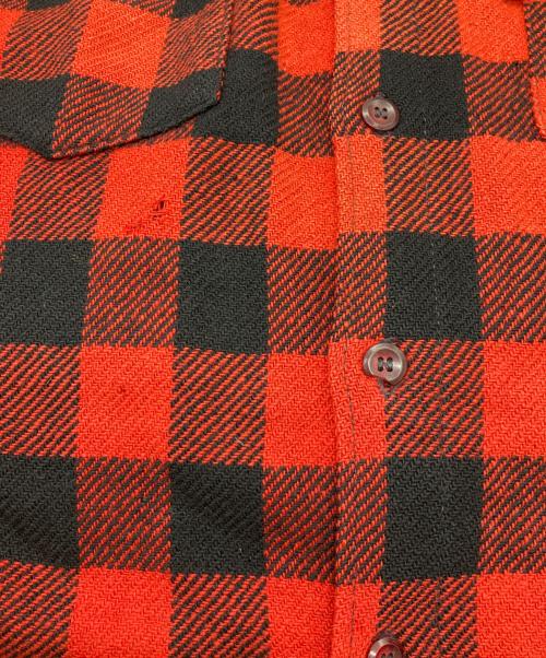 UTICA（ウティカ）UTICA (ウティカ) 40-50`Sバッファローチェックシャツ レッド サイズ:不明の古着・服飾アイテム