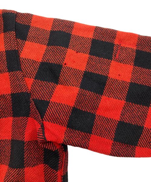 UTICA（ウティカ）UTICA (ウティカ) 40-50`Sバッファローチェックシャツ レッド サイズ:不明の古着・服飾アイテム