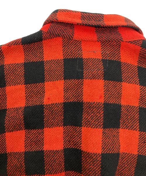 UTICA（ウティカ）UTICA (ウティカ) 40-50`Sバッファローチェックシャツ レッド サイズ:不明の古着・服飾アイテム