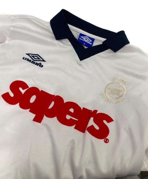 UMBRO（アンブロ）UMBRO (アンブロ) SEDAN ALL-PURPOSE (セダンオールパーパス) Game Shirt ホワイト サイズ:Mの古着・服飾アイテム