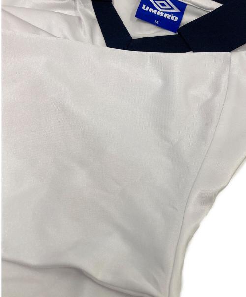 UMBRO（アンブロ）UMBRO (アンブロ) SEDAN ALL-PURPOSE (セダンオールパーパス) Game Shirt ホワイト サイズ:Mの古着・服飾アイテム