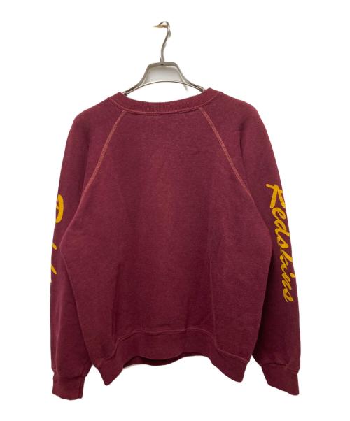 Sportwear（スポーツウェア）Sportwear (スポーツウェア) 70`Sフロッキープリントスウェット ボルドー サイズ:MEDIUMの古着・服飾アイテム
