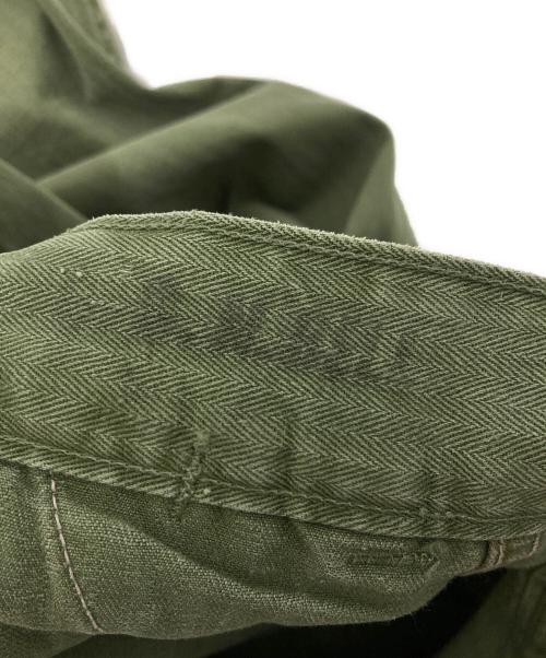 USMC（ユーエスエムシー）USMC (ユーエスエムシー) P-53 HBTヘリンボーンツイルパンツ オリーブ サイズ:不明の古着・服飾アイテム