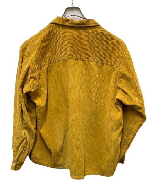 PONDEROSA（-）PONDEROSA (-) 60`Sレースアップコーデュロイシャツ イエロー サイズ:Lの古着・服飾アイテム