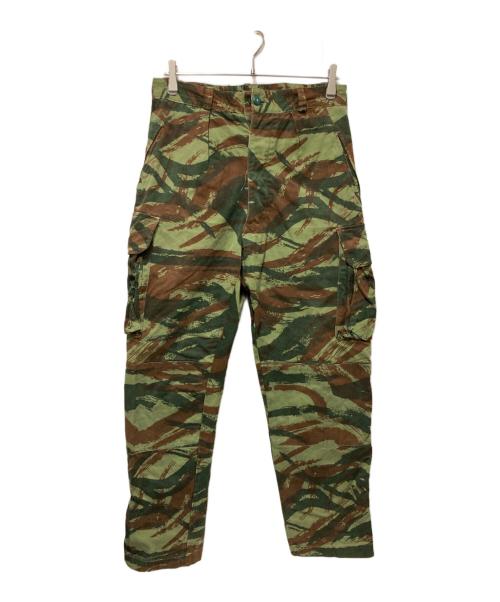 French Army（フランス軍）French Army (フレンチアーミー) リザードカモM-47カーゴパンツ オリーブ サイズ:35の古着・服飾アイテム