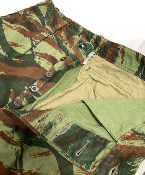 French Army（フランス軍）French Army (フレンチアーミー) リザードカモM-47カーゴパンツ オリーブ サイズ:35の古着・服飾アイテム